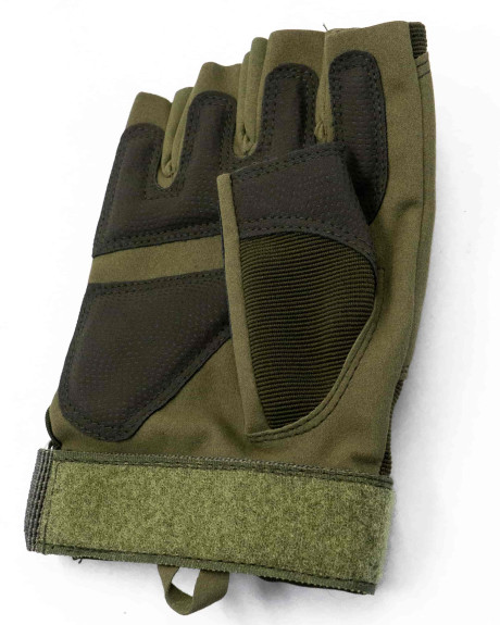 Тактичні рукавиці Combat безпалі (олива)