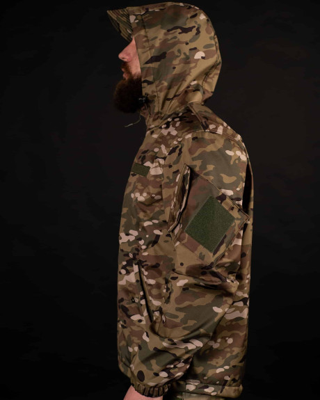 Тактична куртка SoftShell Шторм - мультикам Тактична куртка SoftShell Шторм - мультикам